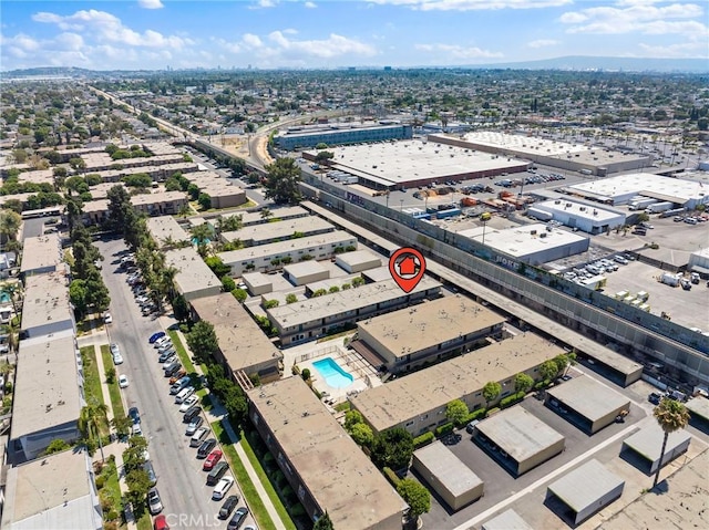 5535 Ackerfield Ave Unit 47, Long Beach, CA 90805 - aerial view of a pool area