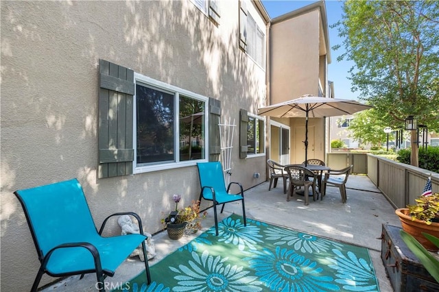 25735 Hogan Dr Unit E11, Valencia, CA 91355 - view of patio with outdoor dining space
