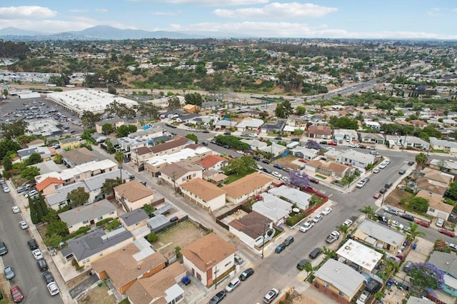 3821 Shiloh Rd, San Diego, CA 92105 - aerial view of property's location with a mountain backdrop