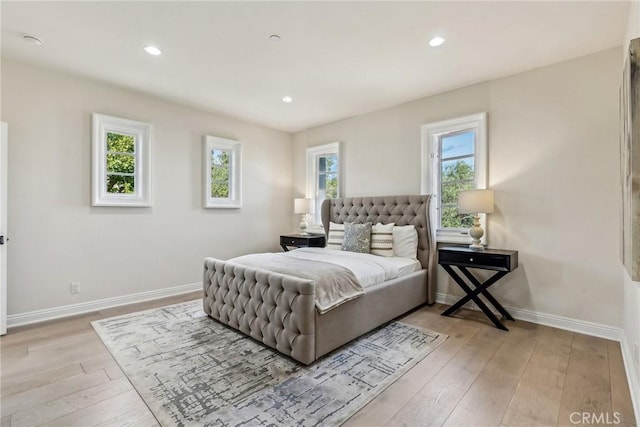 3 Coral Cay, Newport Coast, CA 92657 - bedroom with light wood-style floors and recessed lighting