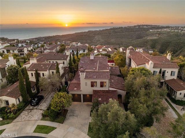 3 Coral Cay, Newport Coast, CA 92657 - aerial view at dusk of a residential view and a water view