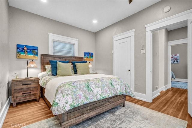 1616 E Ocean Blvd Unit 6, Long Beach, CA 90802 - bedroom with wood finished floors and recessed lighting