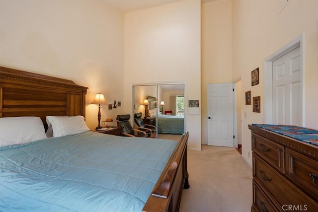6271 Twinberry Cir Unit 6, Avila Beach, CA 93424 - bedroom with light carpet and a high ceiling