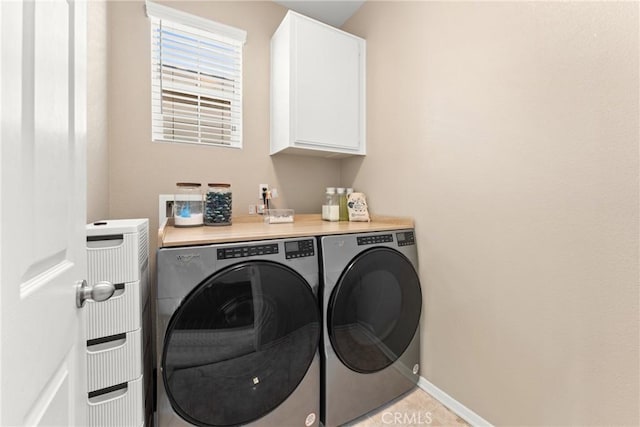1474 De La Vina St, Chula Vista, CA 91913 - washroom with separate washer and dryer, cabinet space, and heating unit