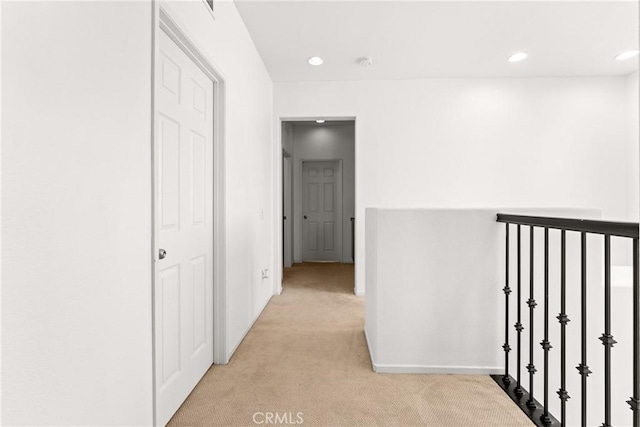 1474 De La Vina St, Chula Vista, CA 91913 - corridor featuring light carpet and recessed lighting