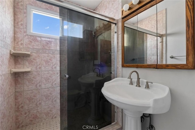 15511 Gramercy Pl, Gardena, CA 90249 - full bath with a stall shower and a sink