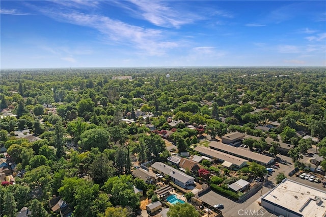 1245 Palm Ave, Chico, CA 95926 - bird's eye view of a heavily wooded area