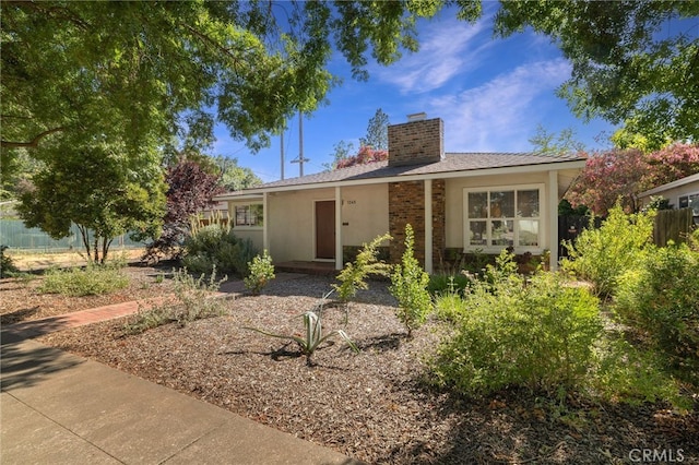 1245 Palm Ave, Chico, CA 95926 - single story home featuring a chimney