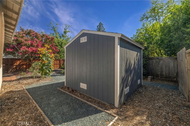1245 Palm Ave, Chico, CA 95926 - view of shed with a fenced backyard