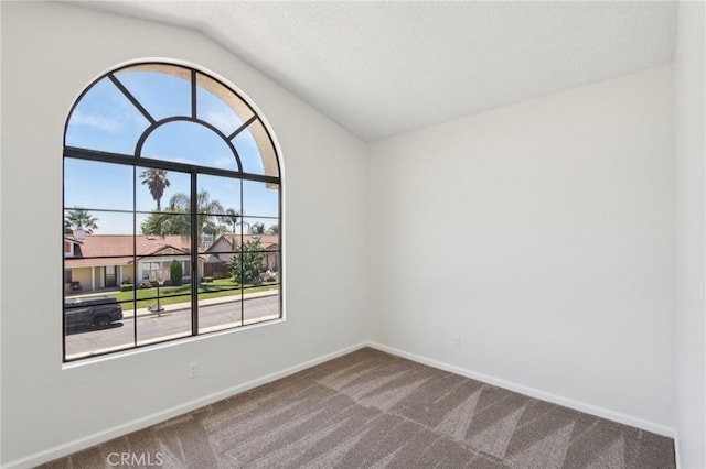 1122 W Galway St, Rialto, CA 92377 - spare room featuring lofted ceiling and carpet