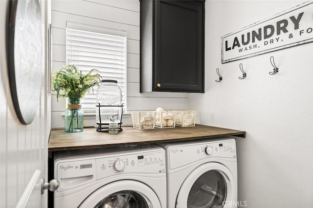 3192 Sawyers Bar Ln, Chico, CA 95973 - laundry area with washer and clothes dryer and cabinet space