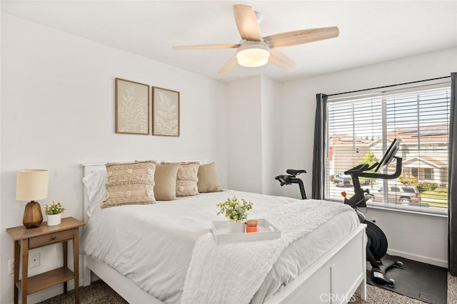 3192 Sawyers Bar Ln, Chico, CA 95973 - bedroom featuring carpet flooring and a ceiling fan