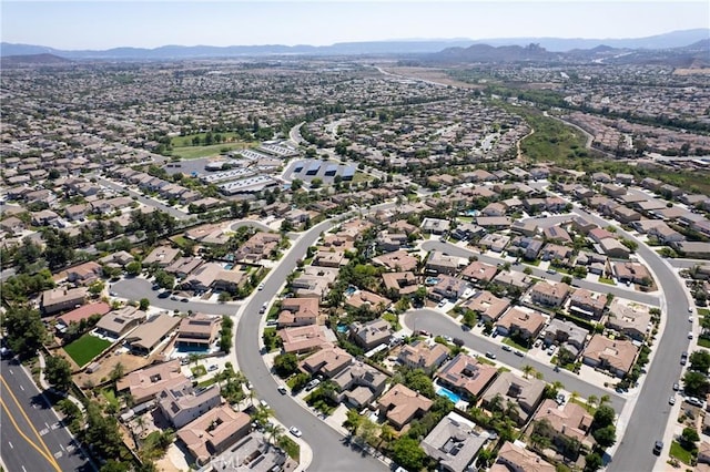 31956 Via Del Paso, Winchester, CA 92596 - aerial view of property and surrounding area featuring a mountainous background and nearby suburban area