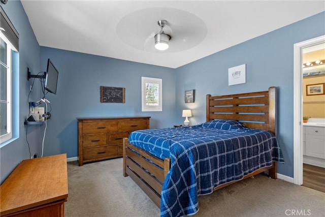 31956 Via Del Paso, Winchester, CA 92596 - bedroom featuring carpet, ensuite bath, and a ceiling fan