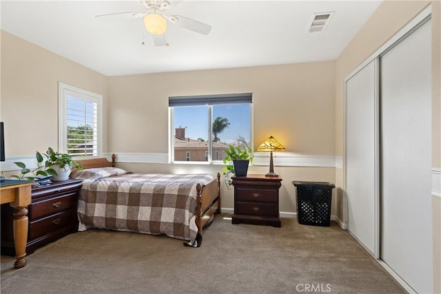 31956 Via Del Paso, Winchester, CA 92596 - carpeted bedroom featuring a closet and a ceiling fan