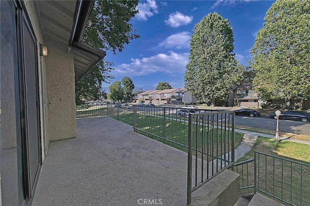 1209 Edwards St Unit 56, Redlands, CA 92374 - view of patio / terrace featuring a residential view