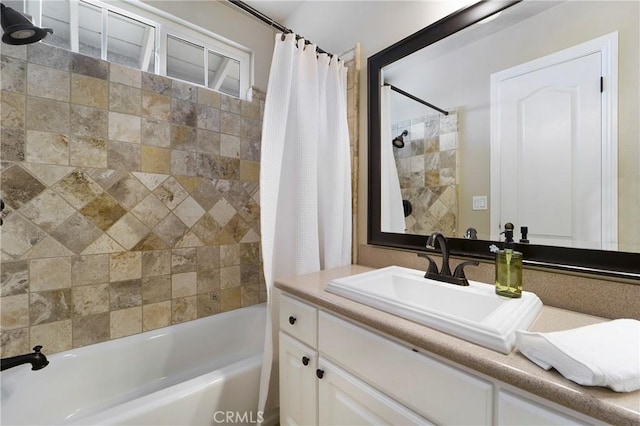 19622 Crestknoll Dr, Yorba Linda, CA 92886 - full bath featuring vanity and shower / bath combination with curtain