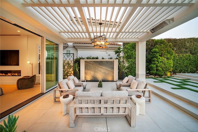 4 Ebony Glade, Laguna Niguel, CA 92677 - view of patio / terrace featuring an outdoor hangout area and a pergola