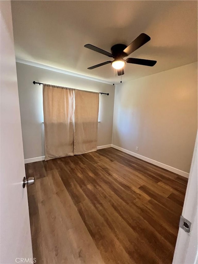 1135 W Coolfield Dr, Covina, CA 91722 - unfurnished bedroom with wood finished floors and ceiling fan