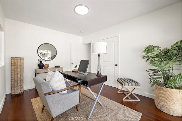 744 S 5th St, Montebello, CA 90640 - office featuring baseboards and wood finished floors
