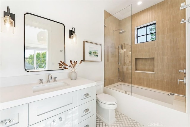 2001 Port Ramsgate Pl, Newport Beach, CA 92660 - bathroom featuring vanity and shower / bathtub combination