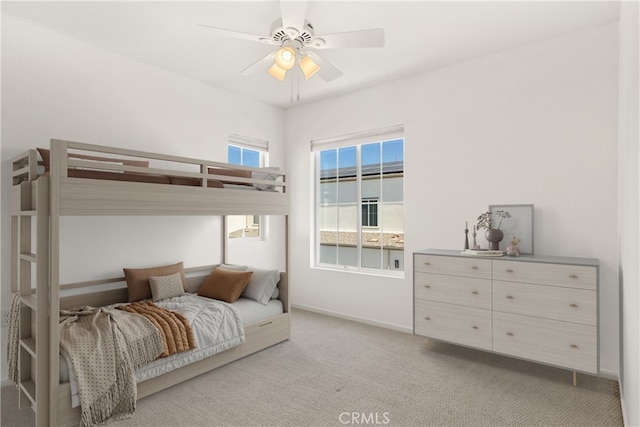 35115 Vine Pl, Fallbrook, CA 92028 - bedroom with light colored carpet and ceiling fan