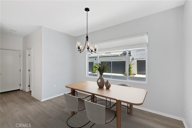 35115 Vine Pl, Fallbrook, CA 92028 - dining room featuring wood finished floors and a chandelier