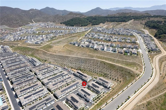 35115 Vine Pl, Fallbrook, CA 92028 - aerial view of property and surrounding area with a mountain backdrop