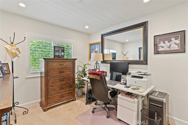 10 Glenhurst Unit 37, Irvine, CA 92604 - office area featuring light colored carpet and recessed lighting