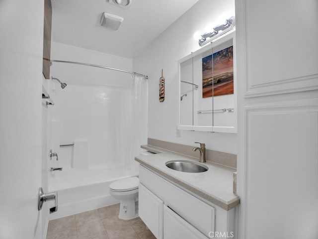 11410 Dolan Unit 328, Downey, CA 90241 - full bathroom featuring vanity, shower / bath combo, and tile patterned flooring