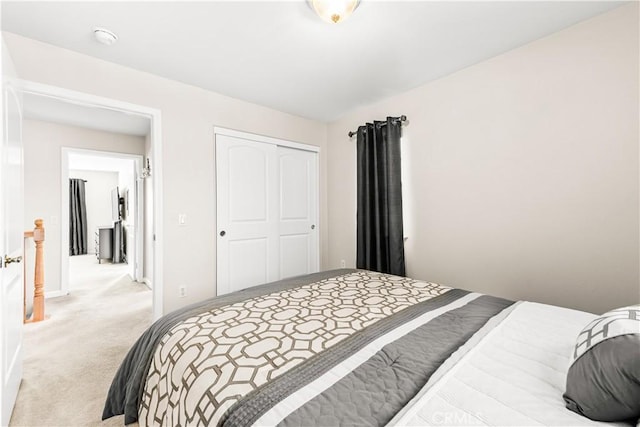 11411 Elliott Ave, El Monte, CA 91732 - bedroom featuring light carpet and a closet