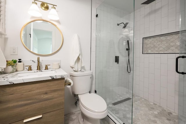 4380 Rolfe Rd, San Diego, CA 92117 - full bathroom featuring vanity and a tile shower