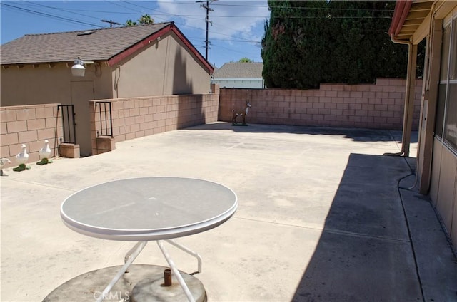 10520 Haskell Ave, Granada Hills, CA 91344 - fenced backyard featuring a patio area