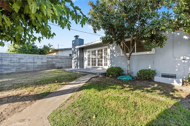853 N Jasmine Ave, Ontario, CA 91762 - exterior space with a chimney and stucco siding