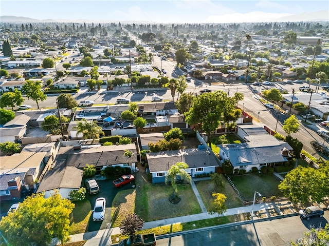 853 N Jasmine Ave, Ontario, CA 91762 - aerial perspective of suburban area featuring mountains