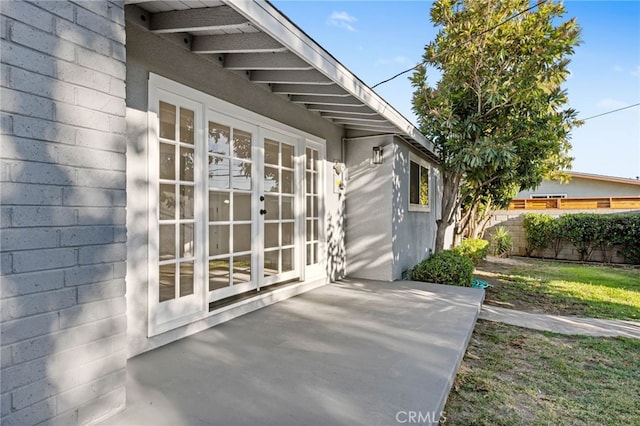853 N Jasmine Ave, Ontario, CA 91762 - view of patio featuring french doors