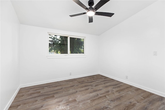 853 N Jasmine Ave, Ontario, CA 91762 - unfurnished room with wood finished floors and a ceiling fan