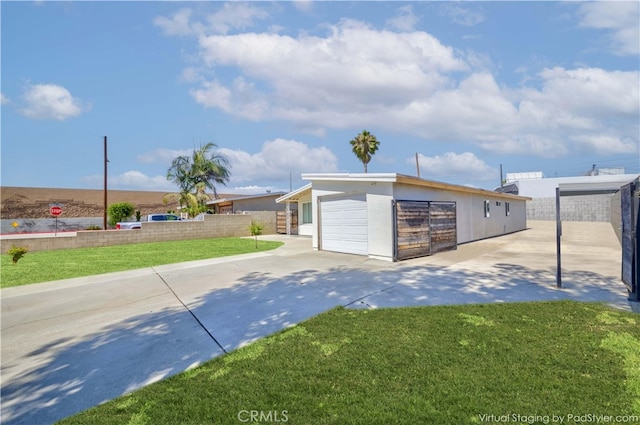 110 S Baymar St, West Covina, CA 91791 - view of front facade with concrete driveway and a garage