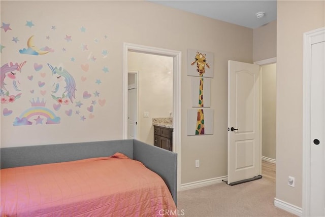 1018 W 15th St, Upland, CA 91786 - bedroom featuring light colored carpet and connected bathroom