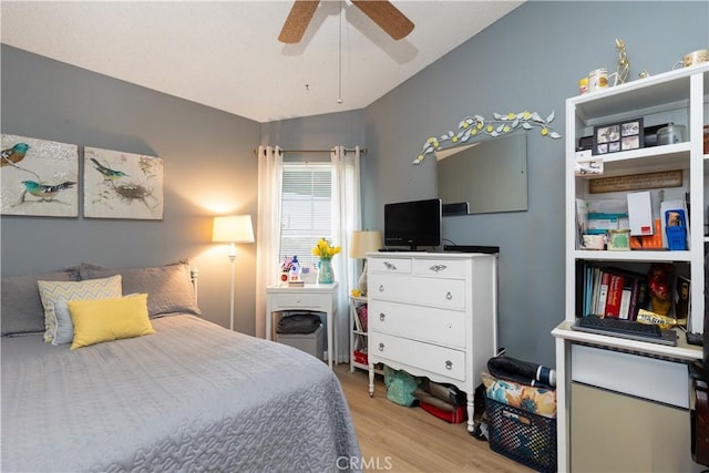 28219 Langside Ave, Canyon Country, CA 91351 - bedroom featuring wood finished floors and a ceiling fan