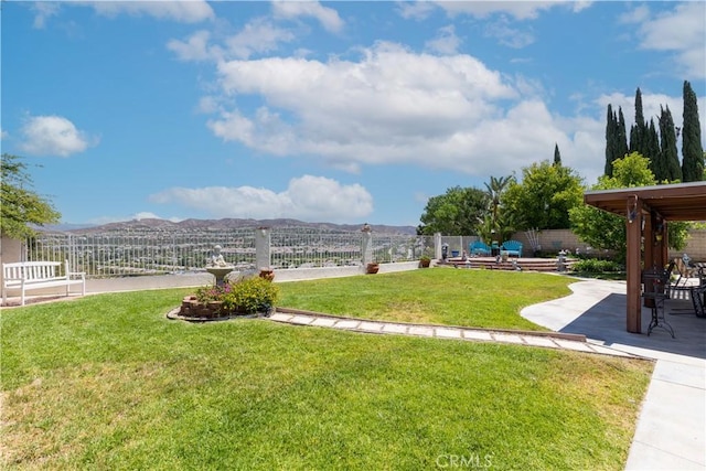 28219 Langside Ave, Canyon Country, CA 91351 - view of yard featuring a patio and a mountain view