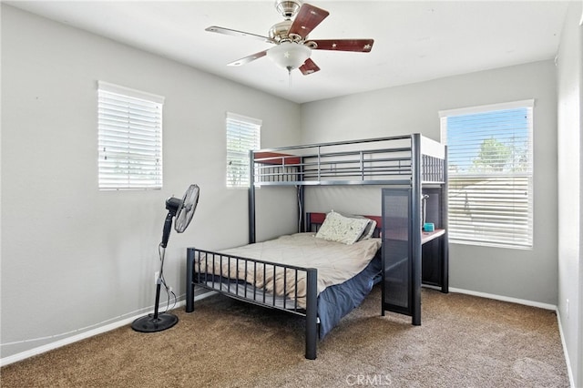 16074 Coyote Springs Ct, Moreno Valley, CA 92551 - bedroom featuring carpet flooring and ceiling fan