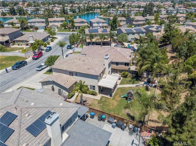 16074 Coyote Springs Ct, Moreno Valley, CA 92551 - aerial view of residential area with a nearby body of water