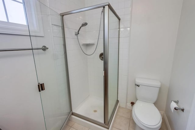 506 Canyon Dr Unit 70, Oceanside, CA 92054 - bathroom with a shower stall and tile patterned flooring