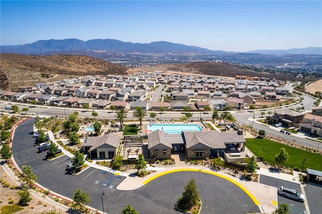 28508 Daybreak Way, Saugus, CA 91350 - aerial perspective of suburban area with a mountainous background