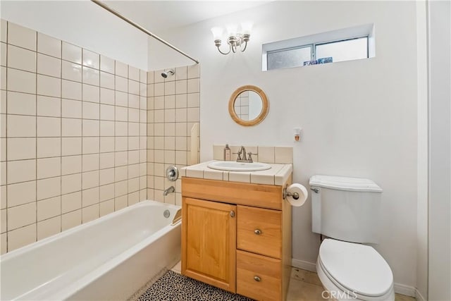 24058 Eagle Mountain St, West Hills, CA 91304 - bathroom featuring vanity and shower / bathtub combination