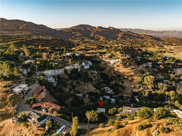 24058 Eagle Mountain St, West Hills, CA 91304 - aerial view of property's location featuring a mountain backdrop