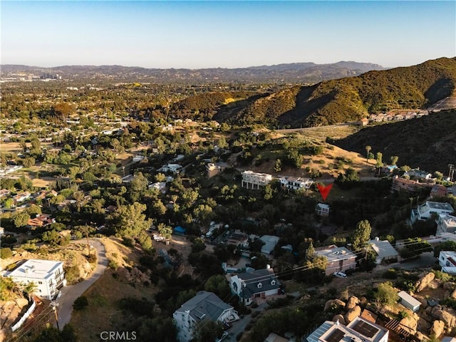 24058 Eagle Mountain St, West Hills, CA 91304 - aerial view of property and surrounding area with a mountainous background