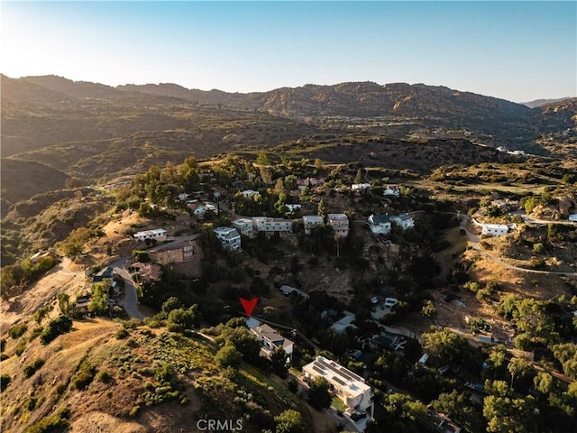 24058 Eagle Mountain St, West Hills, CA 91304 - aerial view of property's location featuring a mountainous background