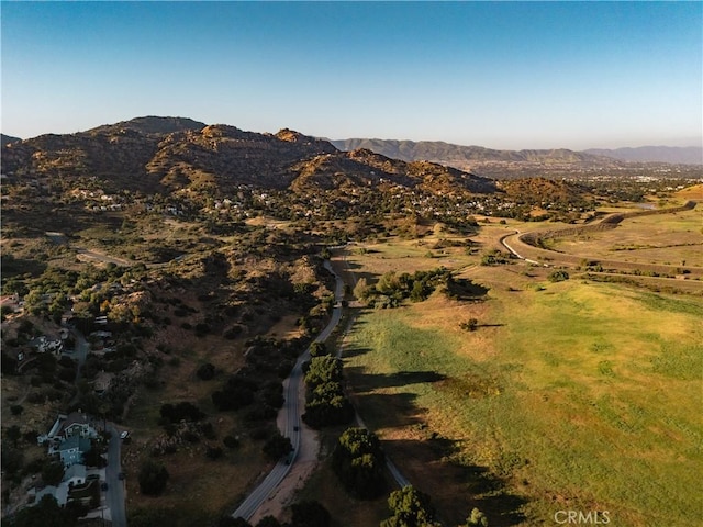 24058 Eagle Mountain St, West Hills, CA 91304 - aerial view of property and surrounding area featuring a mountain backdrop
